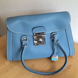 Dooney & Burke locket purse blue